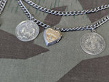 Charivari Dirndl Tracht Button Chain with Locket