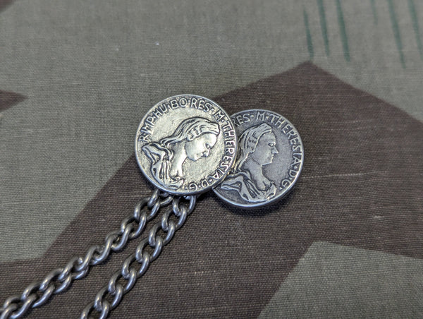 Charivari Dirndl Tracht Button Chain with Locket