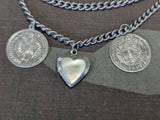 Charivari Dirndl Tracht Button Chain with Locket