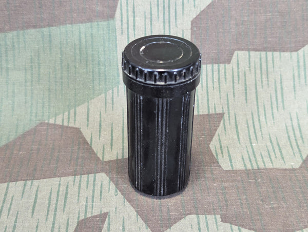 Black Bakelite Shaving Soap Container
