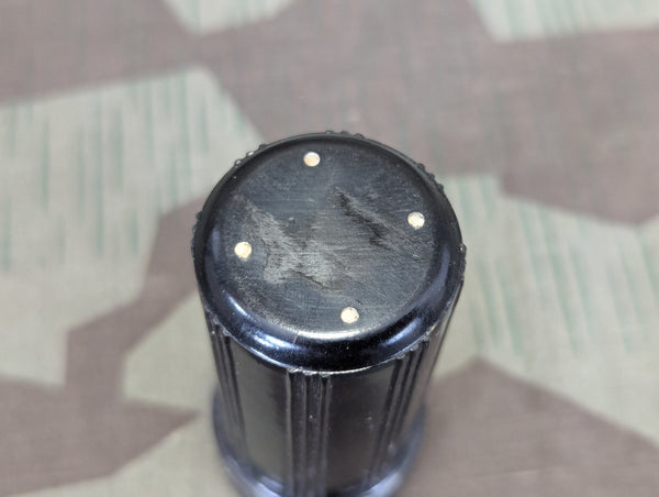 Black Bakelite Shaving Soap Container