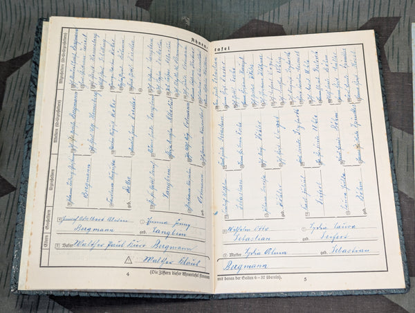 Ahnenpass Books and Familienpapiere Envelope