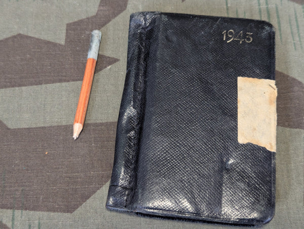 1943 French Calendar Diary from a German Soldier