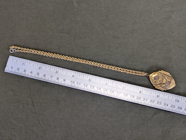 Sweetheart Locket Necklace He's In The Army Now