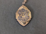 Sweetheart Locket Necklace He's In The Army Now
