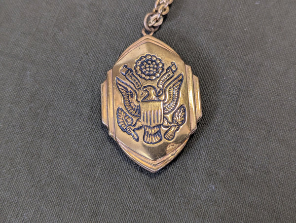 Sweetheart Locket Necklace He's In The Army Now