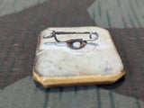 Wir Danken Unserm Führer Ceramic Pin Brown Glaze
