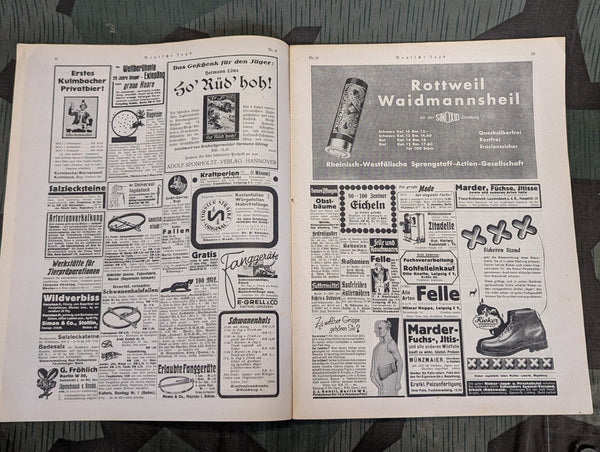 Deutsche Jagd Hunting Magazine 3 November 1939 Nr.31