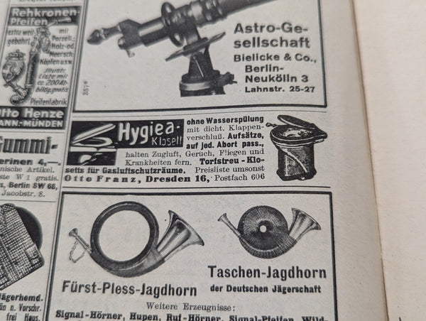 Deutsche Jagd Hunting Magazine 3 November 1939 Nr.31