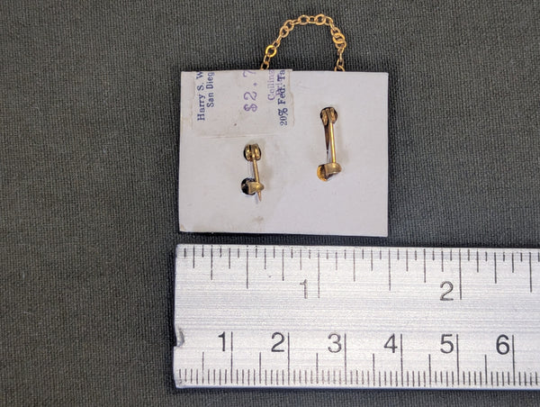 Always in my Heart USMC Sweetheart Chain Pin Sterling NOS
