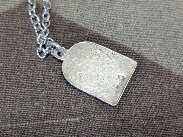 Vergiß Mich Nicht (Forget me not) Small Necklace 800 Silver