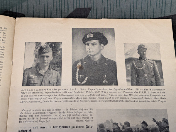 Canoe Sport Magazine 9 December 1939 Heft 28 Wehrmacht Canoeists!