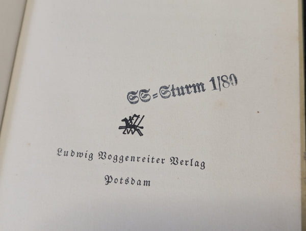 Die Peitsche Gottes 1937 Book SS-Sturm 1/80