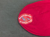 Red Bobby Socks with Original Label NOS (Fits Shoe Size 6.5-7)