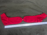 Red Bobby Socks with Original Label NOS (Fits Shoe Size 6.5-7)