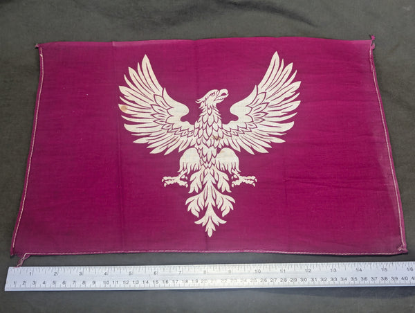 WWI Flag of US & Canadian Volunteers for the Polish Army in France