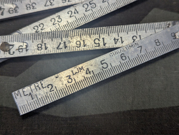 Duralumin 2 Meter Folding Measuring Stick