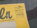 Koralle Magazine Nr.28 13 July 1941 TV