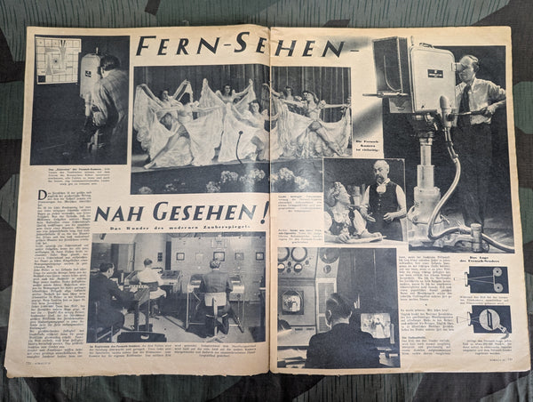 Koralle Magazine Nr.28 13 July 1941 TV