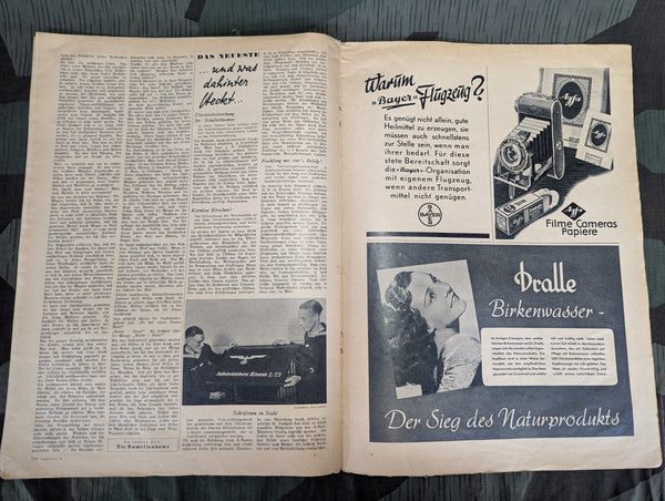 Koralle Magazine Nr.28 13 July 1941 TV