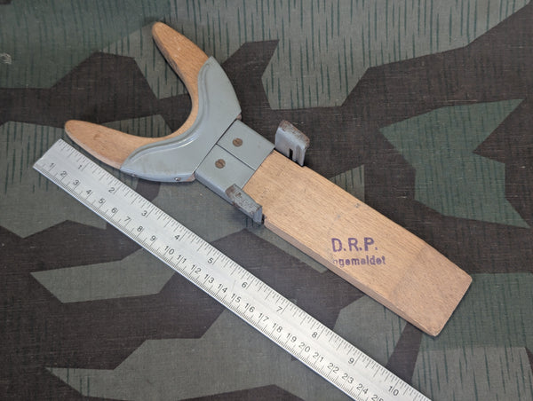 German Wood Folding Traveling Boot Puller Rekord D.R.P.