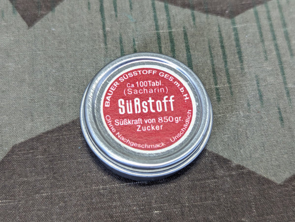 Süßstoff Saccharin Repro Tin Full (Restock coming Summer 2025)