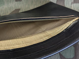 German Black Leather Folio Zipp