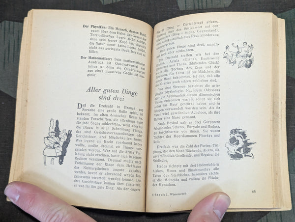 Fröliche Wissenschaft Amusement Curiosity Book 1941