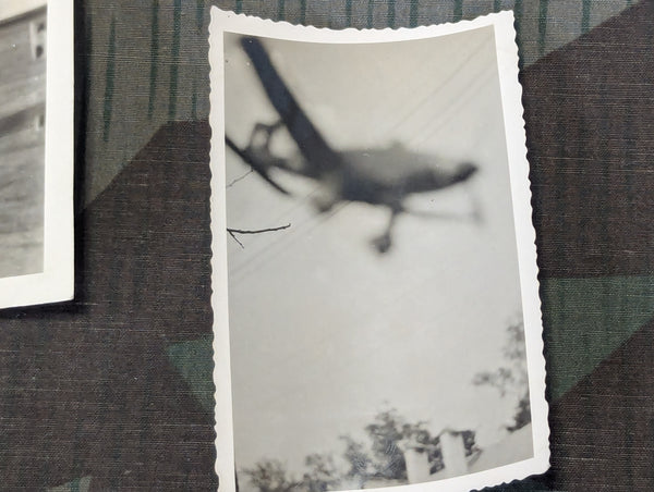 Original Photo Set German Soldier Playing with Stuka