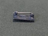 Enamel Gold Star Flag Pin Sterling KIA