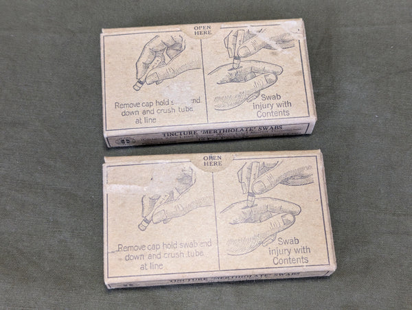Tincture Merthiolate Swabs in Box