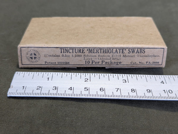 Tincture Merthiolate Swabs in Box