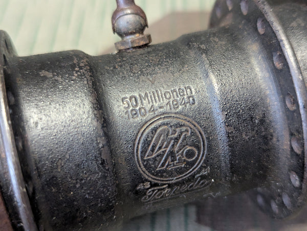 Truppenfahrrad Torpedo Rear Bike Hub 1943
