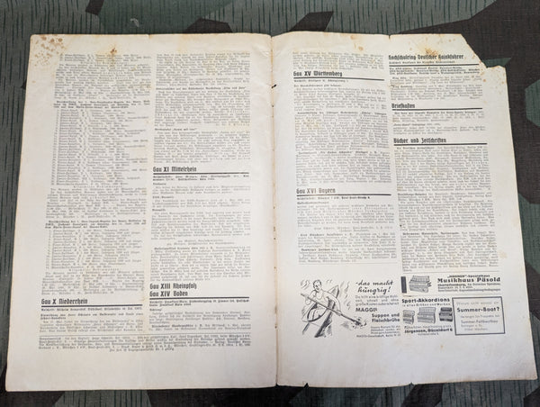Canoe Sport Magazine 2 May 1936 Heft 11