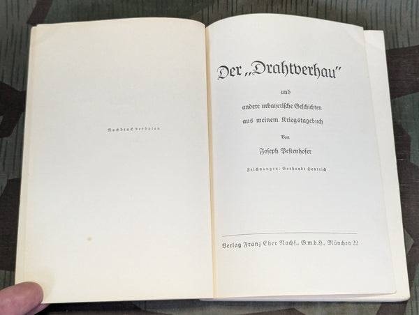 Der Drahtverhau Soldier's Humor Book