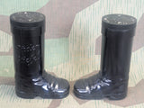 Reproduction Puder Steifel Bakelite Boot Powder Container