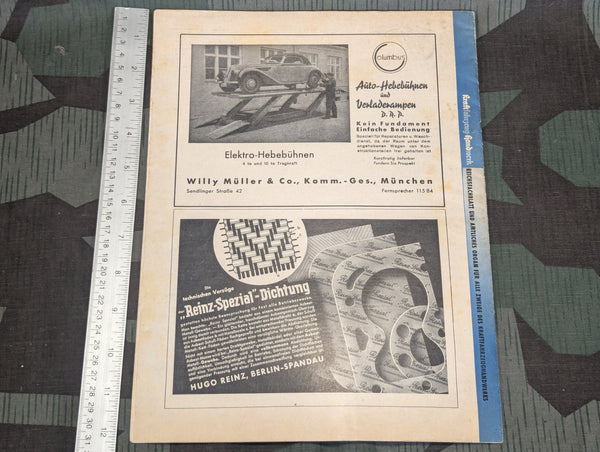 Kraftfahrzeug Handwerk Heft 49 - 7. Dezember 1940 Krafthand