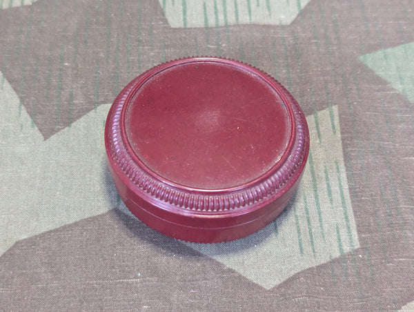Red Bakelite Container