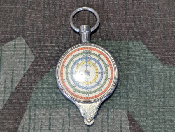 Original German Map Reader Kurvenmesser in Pouch