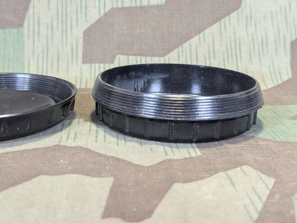 Threaded Dish Original Black Butter Dish 1/4 Turn Fine Thread