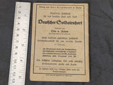 1916 Trench Book Schützgraben Bücher German Food Industry in War