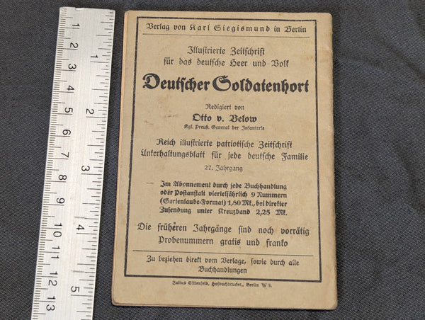 1916 Trench Book Schützgraben Bücher German Food Industry in War