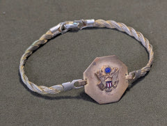 US Army Eagle Sweetheart Bracelet