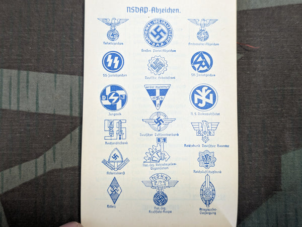 1939 Sparkasse Wunsiedel Pocket Calendar