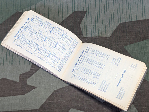 1939 Sparkasse Wunsiedel Pocket Calendar