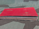 1939 Sparkasse Wunsiedel Pocket Calendar
