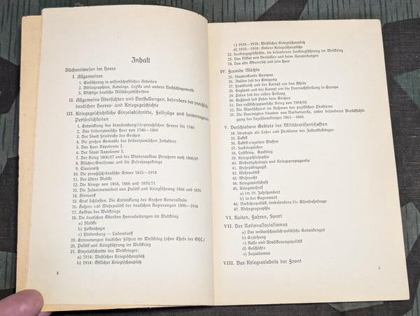 Literature for Young Officers Book 1938