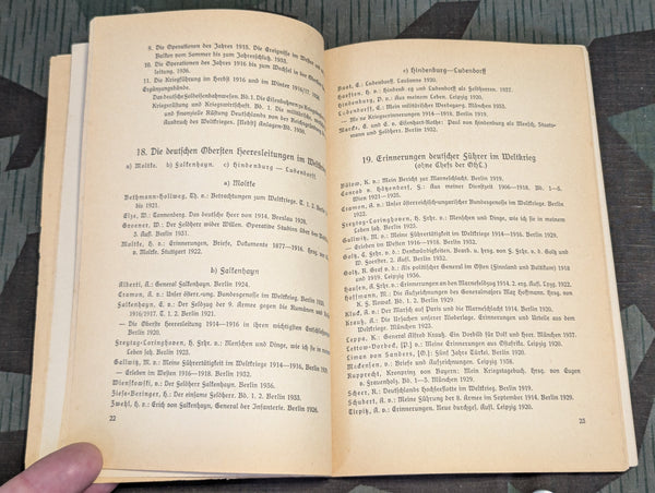 Literature for Young Officers Book 1938