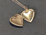 Paratrooper Jump Wings Sweetheart Locket Necklace