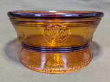 Glass Army Hat Candy Dish with Lid